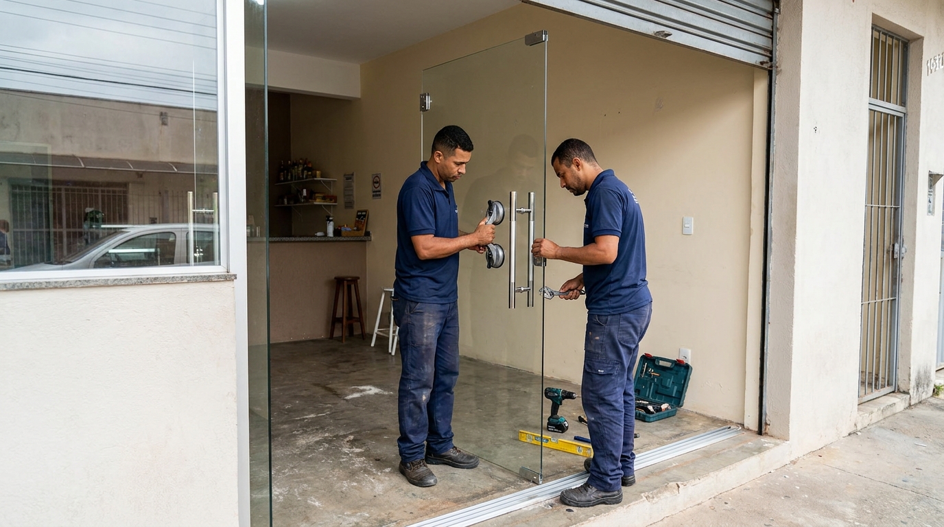 Portas em Vidro na Agronomia, Porto Alegre‑RS