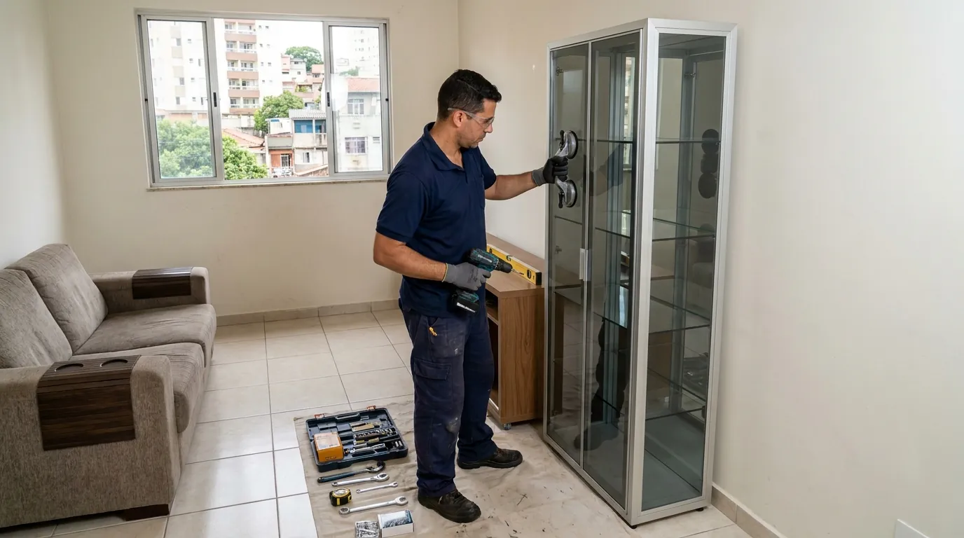 Móveis planejados em vidro em Porto Alegre