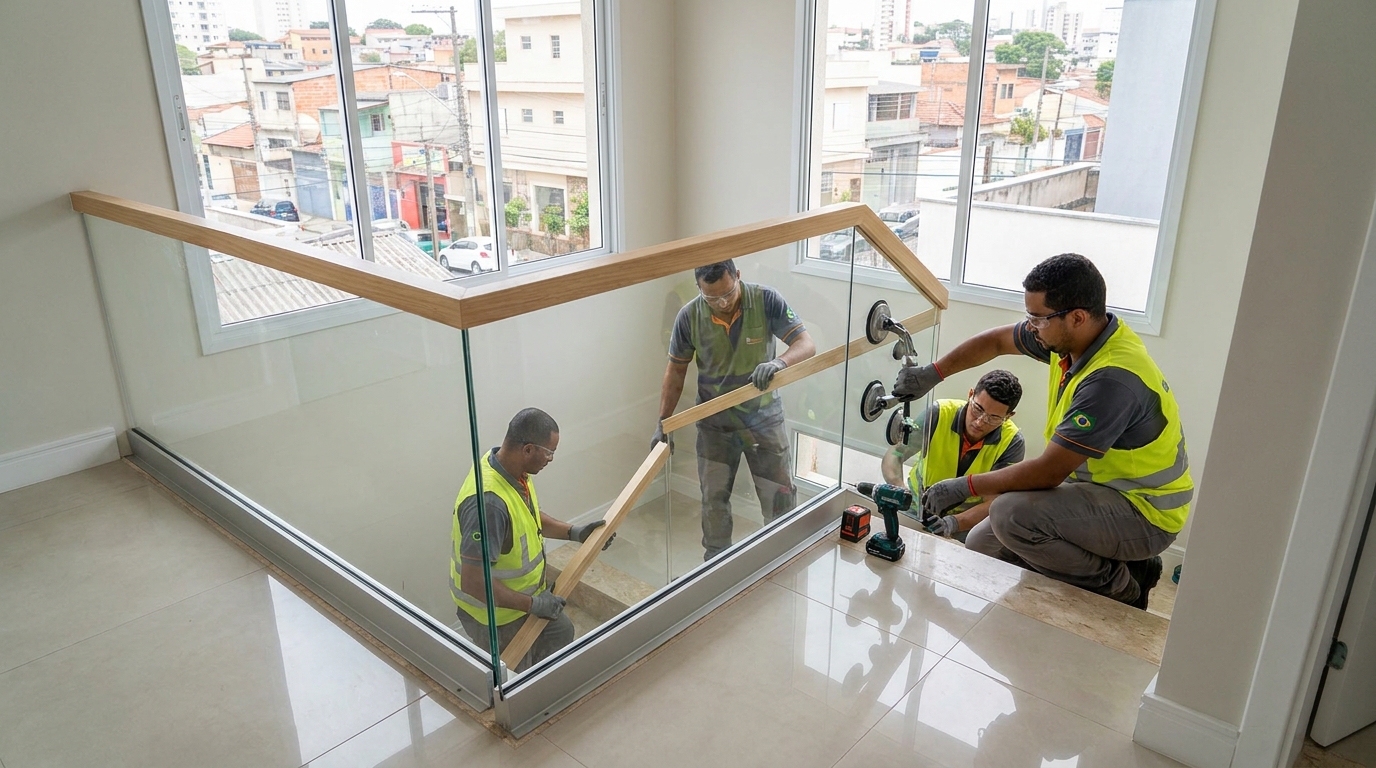 Guarda Corpo na Agronomia, Porto Alegre‑RS
