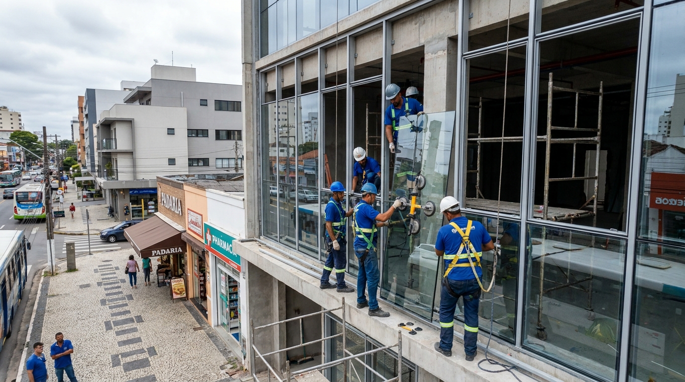 Fachada de Vidro em Porto Alegre‑RS