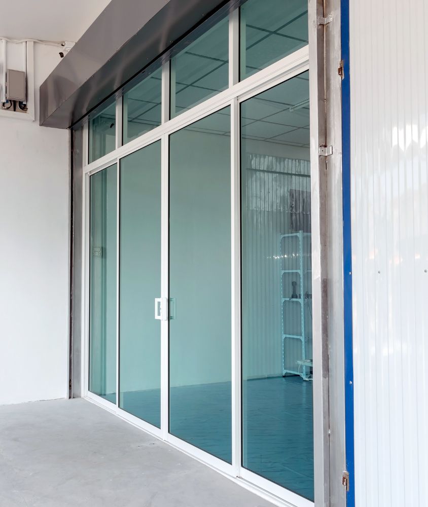 porta de vidro em Porto Alegre